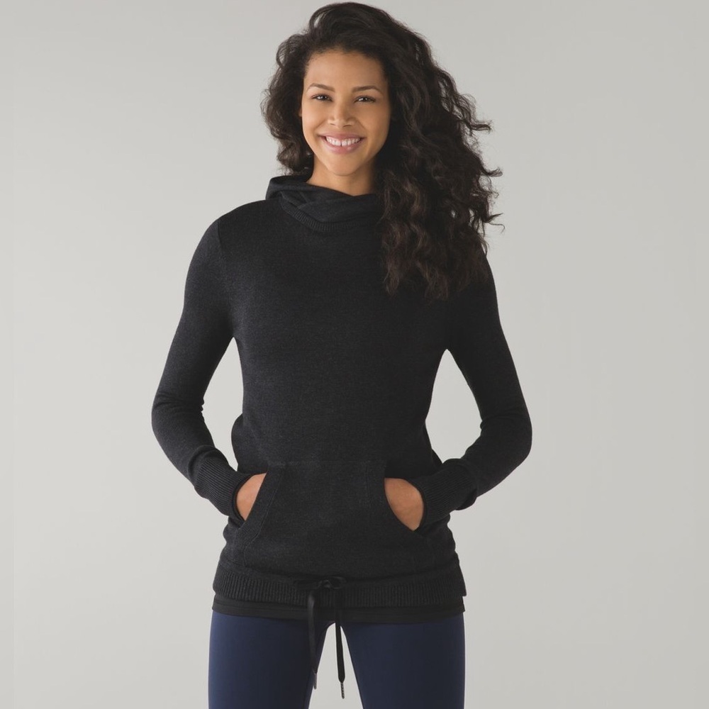 Lululemon Sweet Savasana Pullover Heathered Black‎
